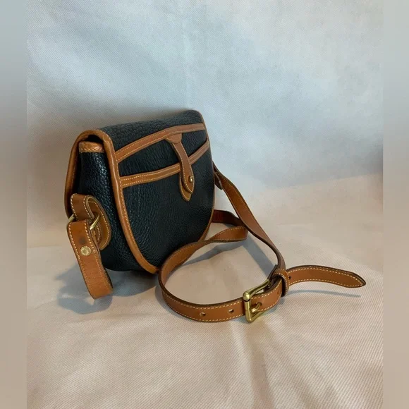 Dooney & Bourke vintage cavalry trooper bag pebbled leather crossbody - Picture 4 of 9